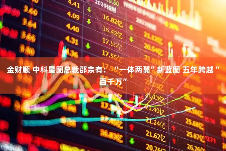 金财顺 中科星图总裁邵宗有： “一体两翼”新蓝图 五年跨越“百千万”